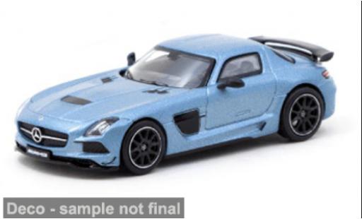 MG B 1/64 Tarmac Works Mercedes SLS A lack Series bleue 1:64 miniature