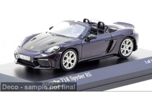 Miniature Porsche 718 1/64 Tarmac Works Spyder RS violette 1:64 Porsche 718 1/64 Tarmac Works Spyder RS violette 1:64 miniature