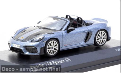 Miniature Porsche 718 1/64 Tarmac Works Spyder RS grise 1:64 Porsche 718 1/64 Tarmac Works Spyder RS grise 1:64 miniature