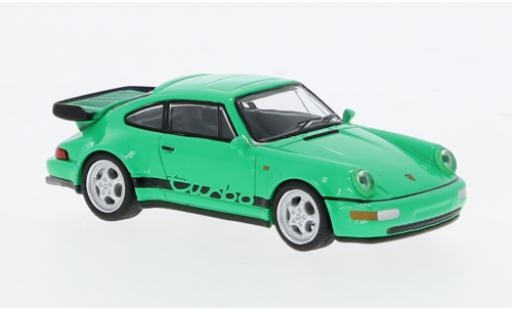 Miniature Porsche 964 Turbo 1/64 Tarmac Works 911  verte 1:64 Porsche 964 Turbo 1/64 Tarmac Works 911  verte 1:64 miniature