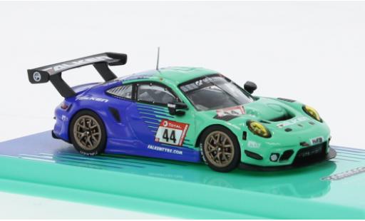 Porsche 992 GT3 R 1/64 Tarmac Works 911 (997) No.44 Falken 24h N&uuml;rburgring 2019 1:64 miniature