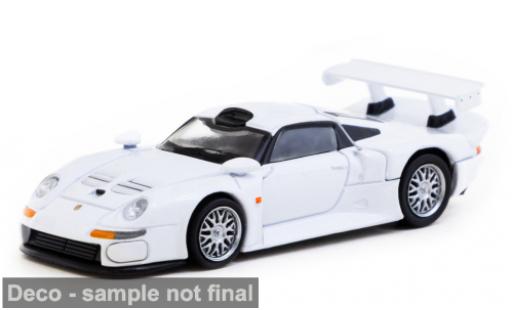 Miniature Porsche 911 1/64 Tarmac Works GT1 blanche 1:64 Porsche 911 1/64 Tarmac Works GT1 blanche 1:64 miniature
