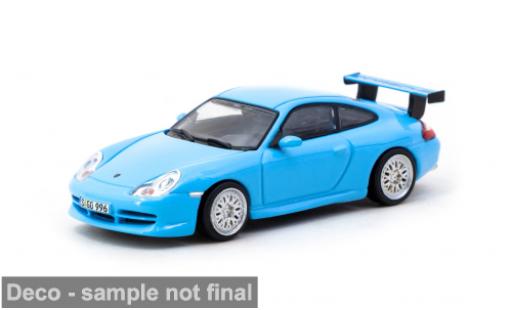 Porsche 996 GT3 1/64 Tarmac Works 911  bleue 1:64 miniature