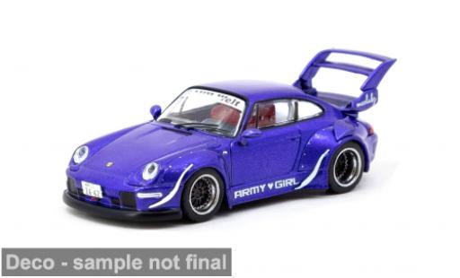Miniature Porsche 993 RWB 1/64 Tarmac Works Army Girl 1:64 Porsche 993 RWB 1/64 Tarmac Works Army Girl 1:64 miniature