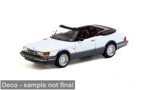 Saab 900 1/64 Tarmac Works Turbo blanche 1:64 miniature
