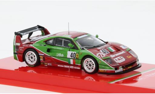 Ferrari F40 1/64 Tarmac Works LM No.40 24h Le Mans 1995 miniature
