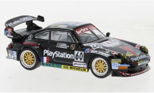 Porsche 996 GT2 1/64 Tarmac Works 911 (993) No.60 Larbre Competition 24h Le Mans 1998 miniature