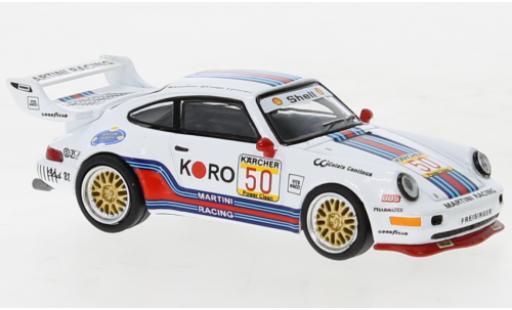 Miniature Porsche 993 Turbo S 1/64 Tarmac Works 911  LM GT No.50 BRP GT Series 1995 Porsche 993 Turbo S 1/64 Tarmac Works 911  LM GT No.50 BRP GT Series 1995 miniature
