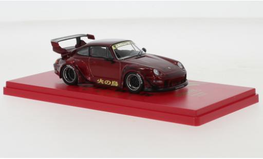 Miniature Porsche 993 RWB 1/64 Tarmac Works metallise rouge/gold Porsche 993 RWB 1/64 Tarmac Works metallise rouge/gold miniature