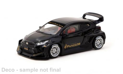 Miniature Toyota Yaris 1/64 Tarmac Works GR Pandem noire Toyota Yaris 1/64 Tarmac Works GR Pandem noire miniature