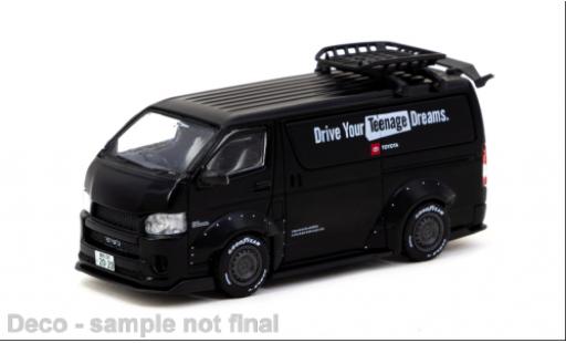 Miniature Toyota Hiace 1/64 Tarmac Works Widebody noire Toyota Hiace 1/64 Tarmac Works Widebody noire miniature