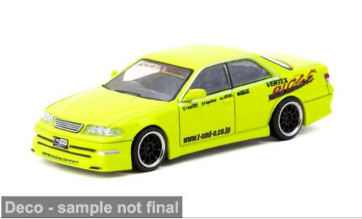 Miniature Toyota Mark 1/64 Tarmac Works II JZX100 verte 1:64 Toyota Mark 1/64 Tarmac Works II JZX100 verte 1:64 miniature