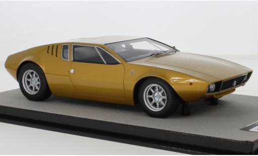 Miniature De Tomaso Mangusta 1/18 Tecnomodel gold 1971 De Tomaso Mangusta 1/18 Tecnomodel gold 1971 miniature