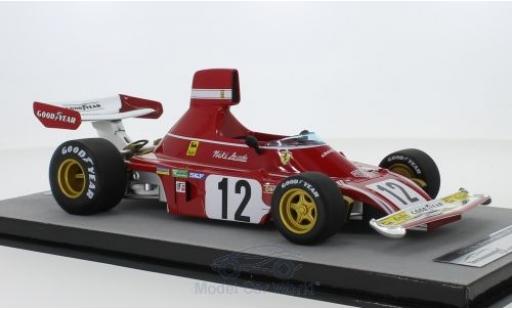Miniature Ferrari 312 1/18 Tecnomodel B3 No.12 Scuderia Formel 1 GP Spanien 1974 N.Lauda Ferrari 312 1/18 Tecnomodel B3 No.12 Scuderia Formel 1 GP Spanien 1974 N.Lauda miniature