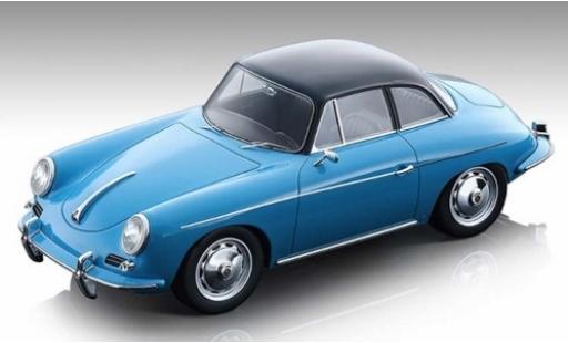 Miniature Porsche 356 1/18 Tecnomodel Karmann Hardtop bleue/noire 1961 Porsche 356 1/18 Tecnomodel Karmann Hardtop bleue/noire 1961 miniature