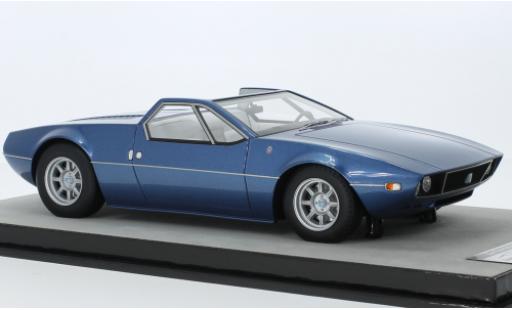 De Tomaso Mangusta 1/18 Tecnomodel Spyder metallise bleu 1966 miniature
