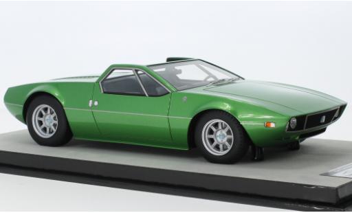 De Tomaso Mangusta 1/18 Tecnomodel Spyder metallise vert 1966 miniature