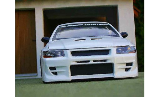 Mitsubishi Lancer Evolution VII 1/18 Ertl tuning miniature