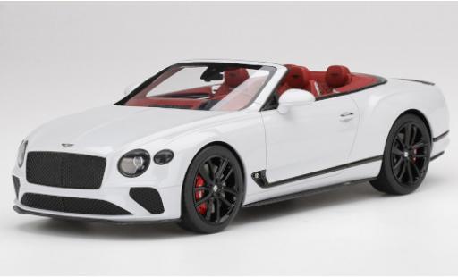 Bentley Continental 1/18 Top Speed GT Cabriolet blanche miniature