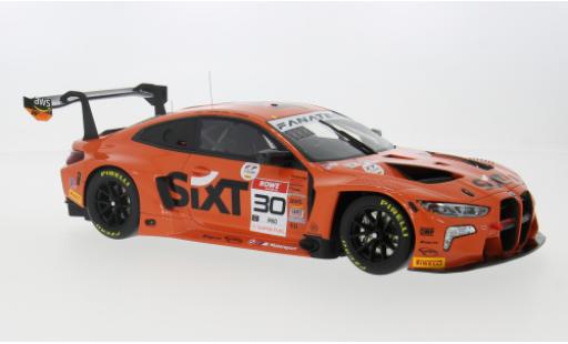 Miniature Bmw M4 1/18 Top Speed GT3 No.30 M Team WRT IGTC 8h Indianapolis 2023 1:18 Bmw M4 1/18 Top Speed GT3 No.30 M Team WRT IGTC 8h Indianapolis 2023 1:18 miniature