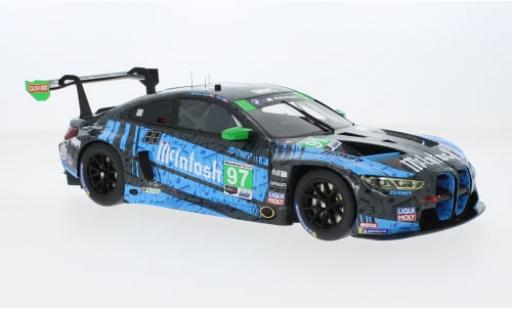 Bmw M4 1/18 Top Speed GT3 No.97 Turner Motorsports IMSA Laguna Seca 2023 1:18 miniature