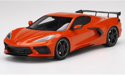 Miniature Chevrolet Corvette 1/18 Top Speed C8 Stingray orange 2019 Chevrolet Corvette 1/18 Top Speed C8 Stingray orange 2019 miniature