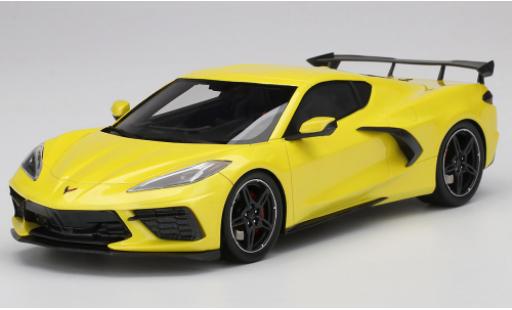 Miniature Chevrolet Corvette 1/18 Top Speed C8 Stingray metallise jaune 2020 Chevrolet Corvette 1/18 Top Speed C8 Stingray metallise jaune 2020 miniature