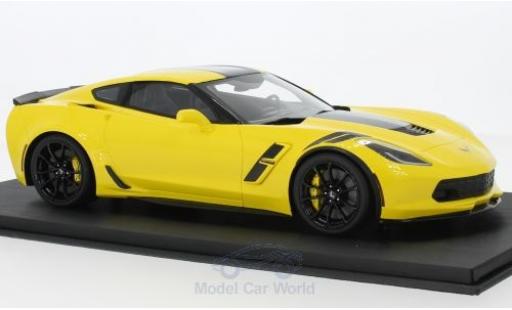 Miniature Chevrolet Corvette C7 1/18 Top Speed Grand Sport jaune/noire 2017 Chevrolet Corvette C7 1/18 Top Speed Grand Sport jaune/noire 2017 miniature