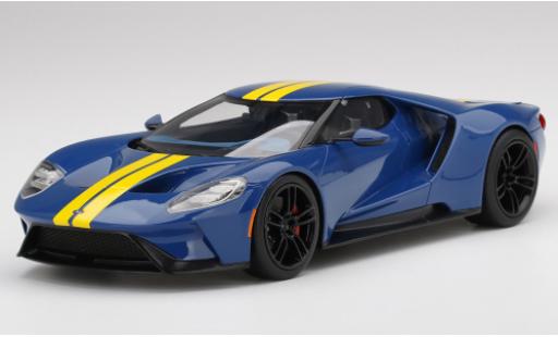 Miniature Ford GT 1/18 Top Speed bleue/jaune Ford GT 1/18 Top Speed bleue/jaune miniature
