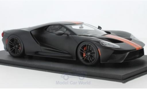 Miniature Ford GT 1/18 Top Speed matt-noire/orange Ford GT 1/18 Top Speed matt-noire/orange miniature