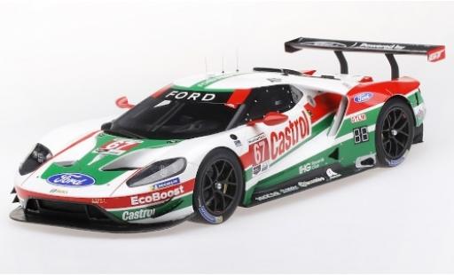 Miniature Ford GT 1/18 Top Speed No.67 Chip Ganassi Team USA Castrol 24h Daytona 2019 R.Briscoe/S.Dixon/R.Westbrook Ford GT 1/18 Top Speed No.67 Chip Ganassi Team USA Castrol 24h Daytona 2019 R.Briscoe/S.Dixon/R.Westbrook miniature