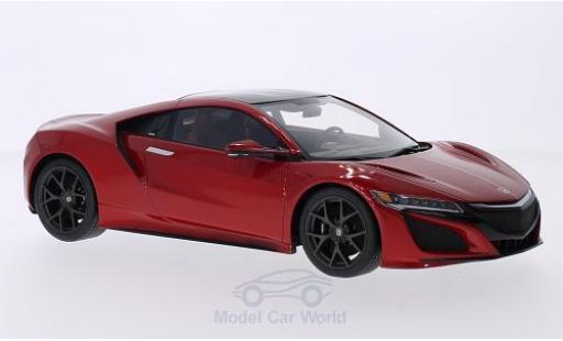 Honda NSX 1/18 Top Speed metallise rouge/noire 2015 Autosalon Genf miniature
