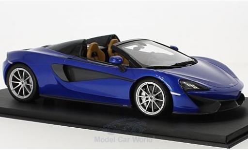 Miniature McLaren 570 1/18 Top Speed S Spider bleue McLaren 570 1/18 Top Speed S Spider bleue miniature