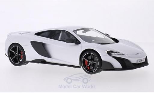 Miniature McLaren 675 1/18 Top Speed LT metallise blanche 2015 McLaren 675 1/18 Top Speed LT metallise blanche 2015 miniature