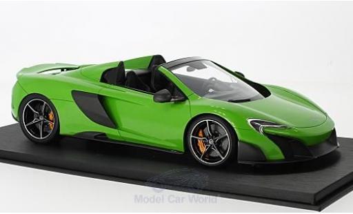 Miniature McLaren 675 1/18 Top Speed LT Spider verte 2016 McLaren 675 1/18 Top Speed LT Spider verte 2016 miniature