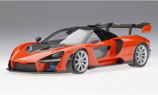 Miniature McLaren Senna 1/18 Top Speed metallise orange McLaren Senna 1/18 Top Speed metallise orange miniature