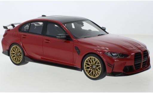 Miniature Bmw M3 1/18 Top Speed M-Performance (G80) metallise rouge 2021 Bmw M3 1/18 Top Speed M-Performance (G80) metallise rouge 2021 miniature