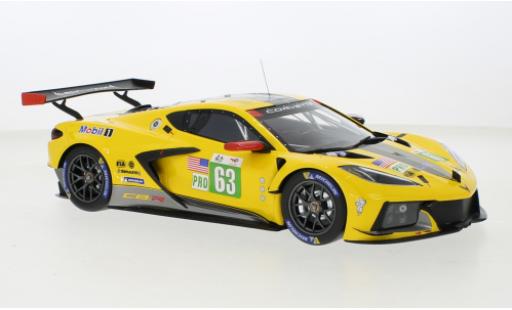Miniature Chevrolet Corvette 1/18 Top Speed C8.R No.63 24h Le Mans 2022 Chevrolet Corvette 1/18 Top Speed C8.R No.63 24h Le Mans 2022 miniature