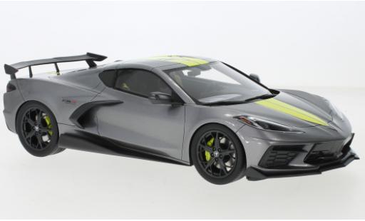Miniature Chevrolet Corvette 1/18 Top Speed C8 Stingray IMSA GTLM Championship Edition metallise gris/jaune Chevrolet Corvette 1/18 Top Speed C8 Stingray IMSA GTLM Championship Edition metallise gris/jaune miniature