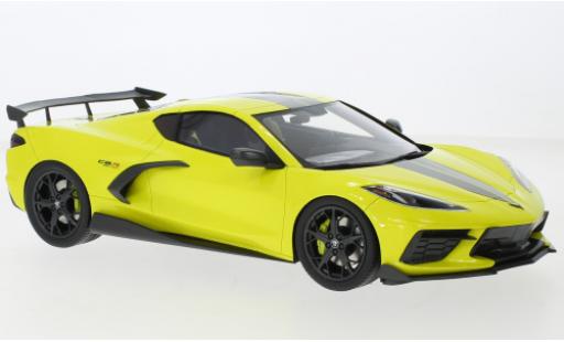 Miniature Chevrolet Corvette 1/18 Top Speed Stingray IMSA GTLM Championship Edition jaune/gris 2021 Chevrolet Corvette 1/18 Top Speed Stingray IMSA GTLM Championship Edition jaune/gris 2021 miniature
