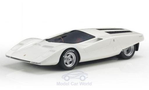 Ferrari 512 1/18 Topmarques Collectibles S Berlinetta Concept metallise blanche RHD 1969 miniature