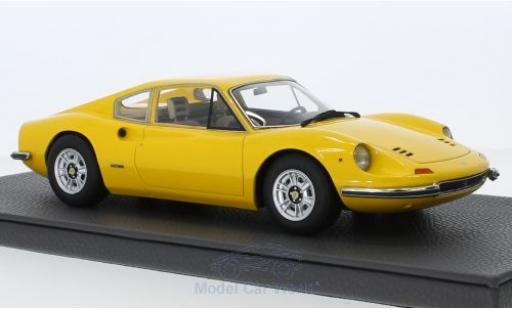 Ferrari Dino 1/18 Topmarques Collectibles 246 GT jaune miniature