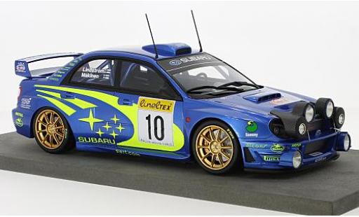 Miniature Subaru Impreza 1/18 Topmarques Collectibles S7 No.10 Rallye WM Rallye Monte Carlo 2002 avec Zusatzscheinwerfer T.Mäkinen/K.Lindström Subaru Impreza 1/18 Topmarques Collectibles S7 No.10 Rallye WM Rallye Monte Carlo 2002 avec Zusatzscheinwerfer T.Mäkinen/K.Lindström miniature