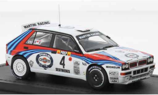 Lancia Delta 1/43 Topmarques Collectibles HF Integrale 16V No.4 Martini Racing Martini Rallye WM Rally Monte Carlo 1992 miniature