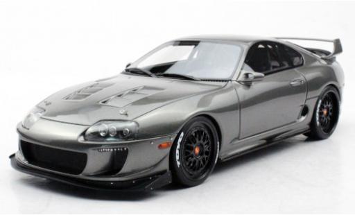 Miniature Toyota Supra 1/18 Topmarques Collectibles Enrique Munoz Twin Turbo ERM metallise grise Toyota Supra 1/18 Topmarques Collectibles Enrique Munoz Twin Turbo ERM metallise grise miniature