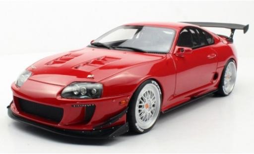 Toyota Supra 1/18 Topmarques Collectibles Enrique Munoz Twin Turbo ERM rouge miniature