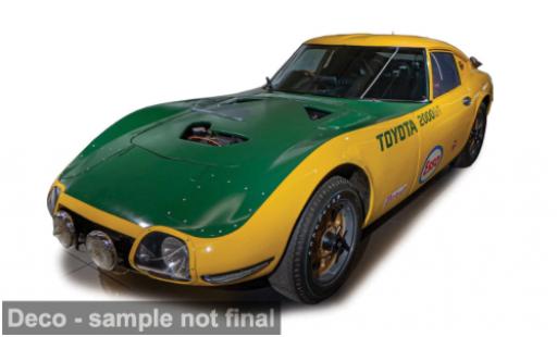 Toyota 2000 GT 1/64 IXO America jaune/verte 1966 1:64 miniature