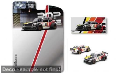 Toyota Corolla 1/64 Pop Race KE25 schwarz/Dekor 1:64