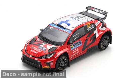 Toyota Yaris 1/43 Spark GR Rally 2 Rally Finland 2024 Gazoo Racing WRT #39 J.M.Latvalla/J.H&auml;nninen 1:43 miniature