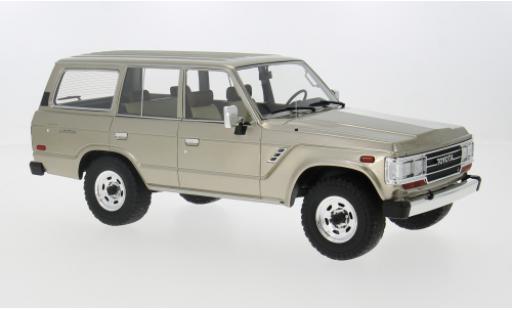 Toyota Land Cruiser 1/18 Lucky Step Models (J60) bronze 1987 1:18 miniature